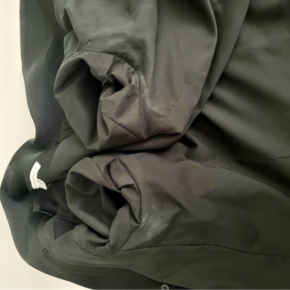 VERONICA BEARD | Jagger Crystal Embellished Piping Black Satin Dickey Jacket 4 - Picture 10 of 11